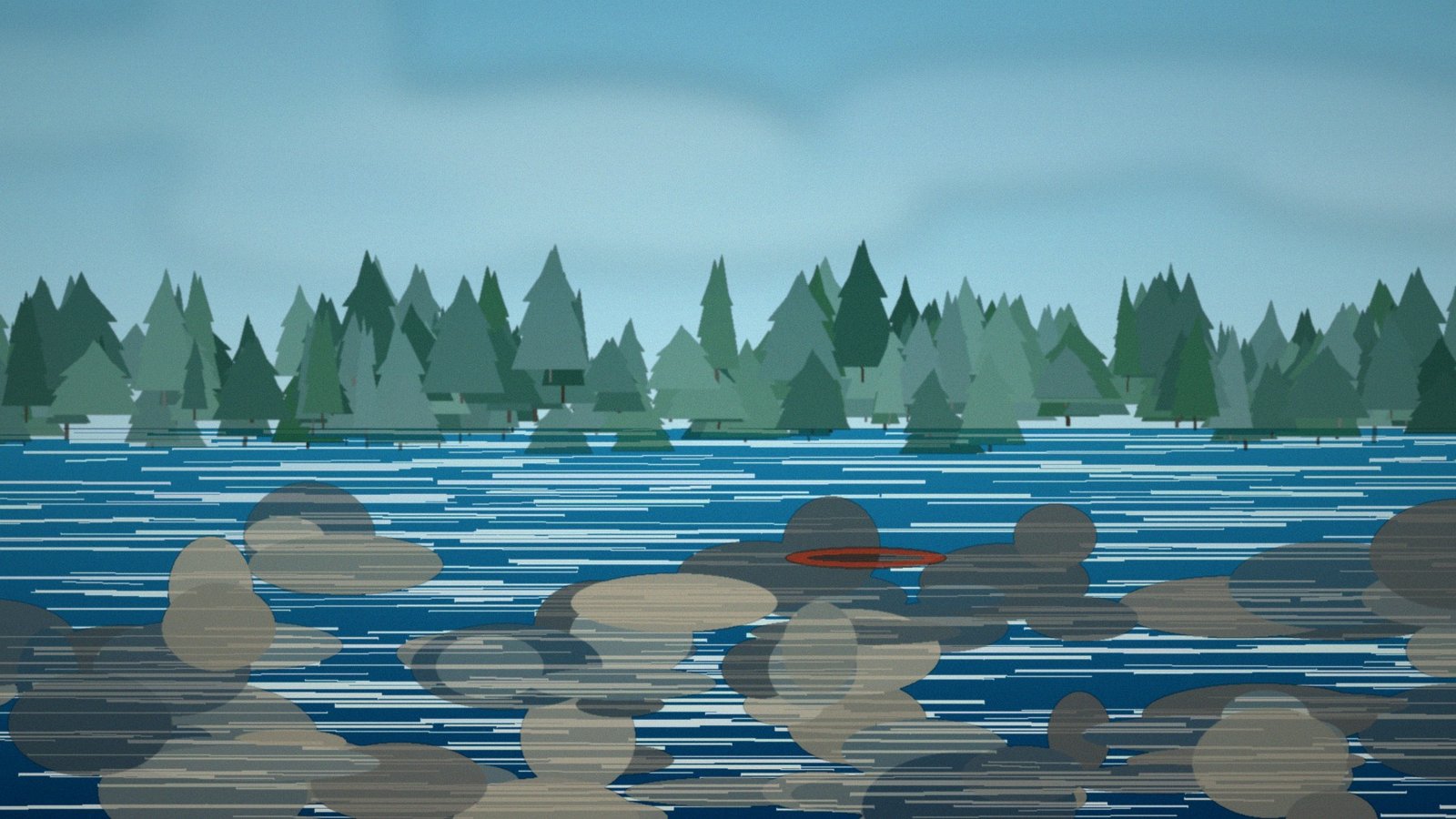 Generated Counties page image for St. Louis County northeast lake gateways and rocky forest water.