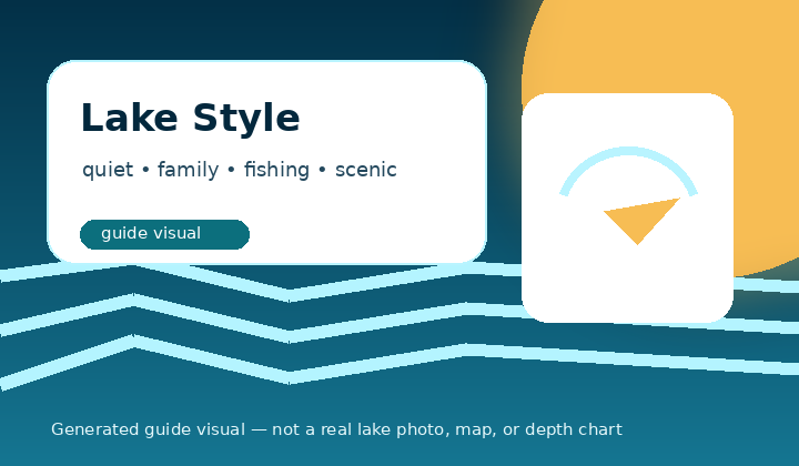 Generated thumbnail for choosing a lake trip style such as quiet, family, fishing, or scenic.